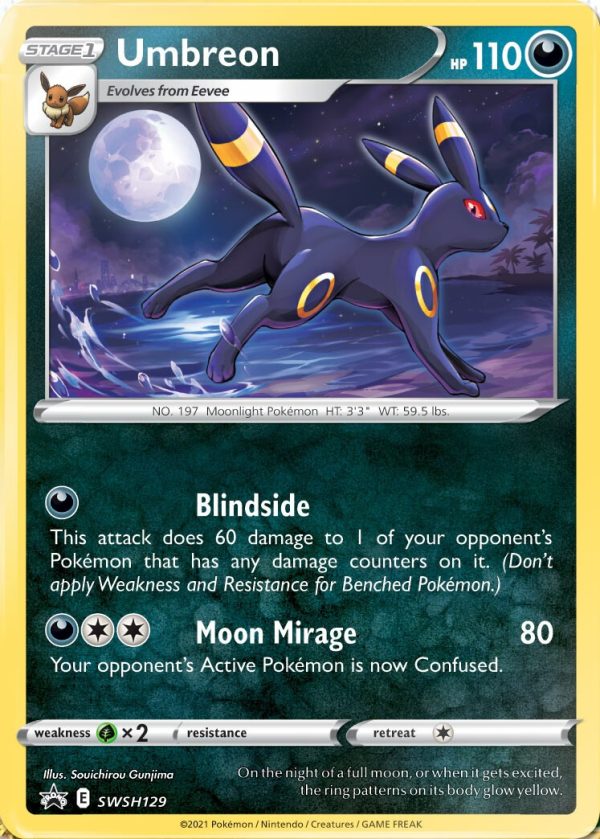 Carta promozionale Umbreon pokemart.ie