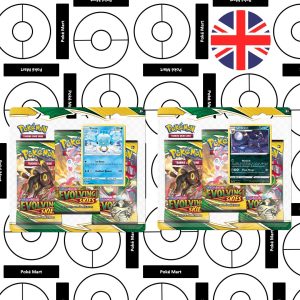 Evoluzione dei cieli 3-Booster blister umbreon Eiscue pokemart.be