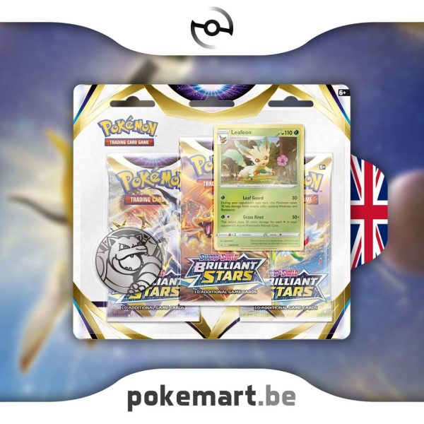 Pokémon Stelle brillanti 3 booster blister leafeon pokemart.be