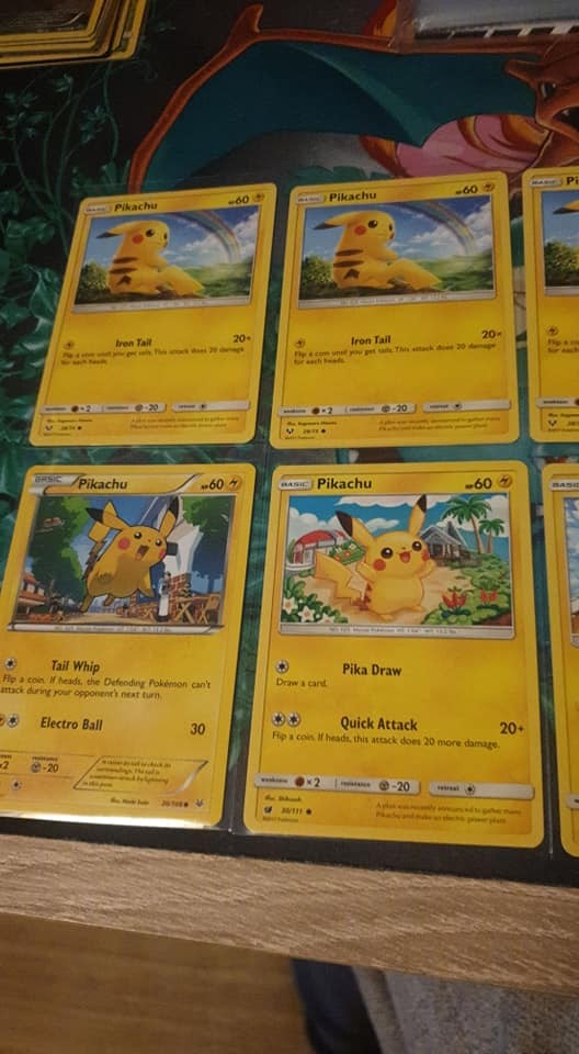 Carte Pokemon Pikachu parte 3