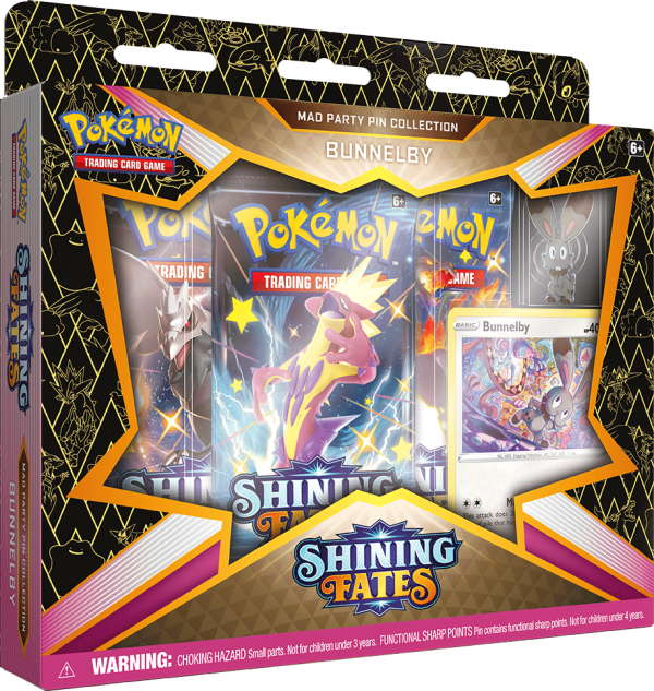 Collezione di spille Shining Fates Bunnelby