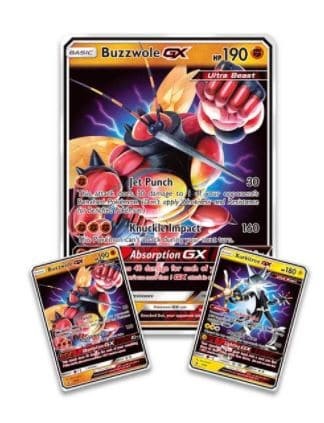 Carte promozionali Ultra Beasts Buzzwole GX Premium Collection