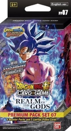 Dragon ball super card game Realm of the gods premium pack set pokemart.be