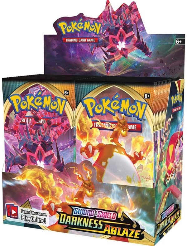 pokemon spada scudo tenebra ardente booster box