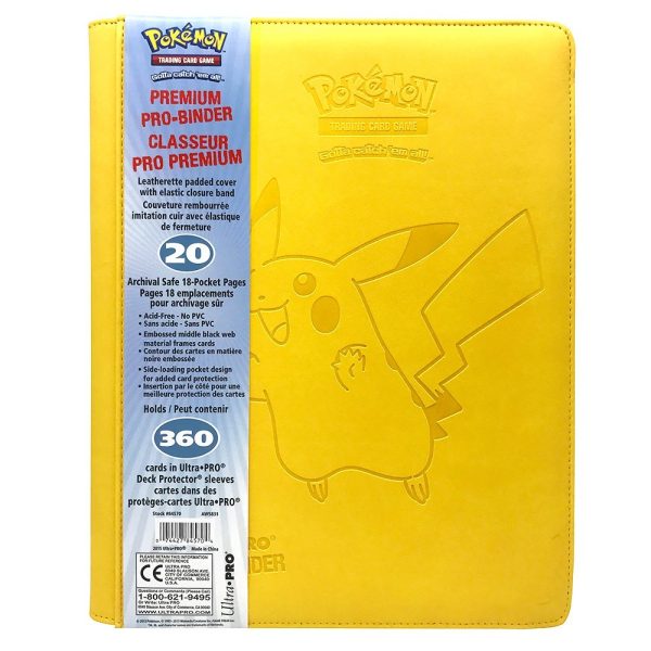 Raccoglitore ultra pro premium pikachu pokemart