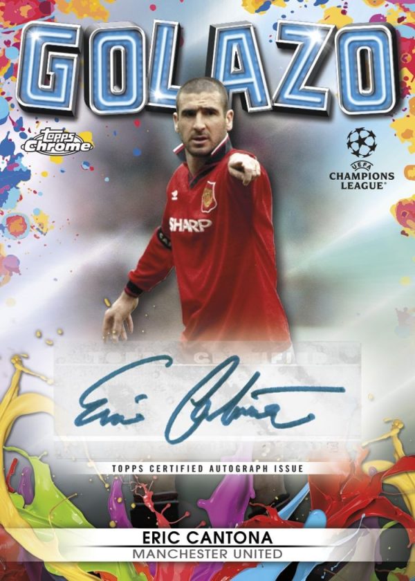 Topps Champions league chrome hobby box 2021-2022 Golazo eric cantona pokemart