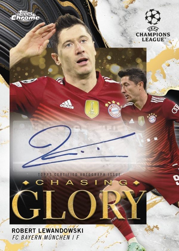 Topps Champions league chrome hobby box 2021-2022 lewandowski pokemart