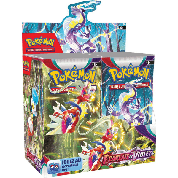 Pokemon ecarlate et violet display 36 booster pokemart