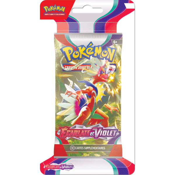 Pokemon ecarlate et violet booster sous blister Koraidon pokemart