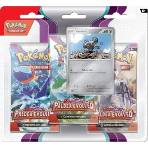 Pokemon Scarlet e Viola Paldea Evoluto 3 booster Blister Varoom Pokemart