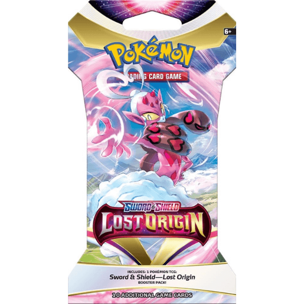 Pokémon TCG Lost Origin booster con maniche pokemart.it