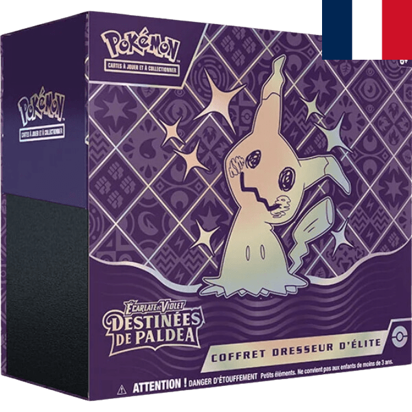 Pokemon JCC écarlet et violet Destinées de paldea Coffret Dresseur D'élite Pokemart