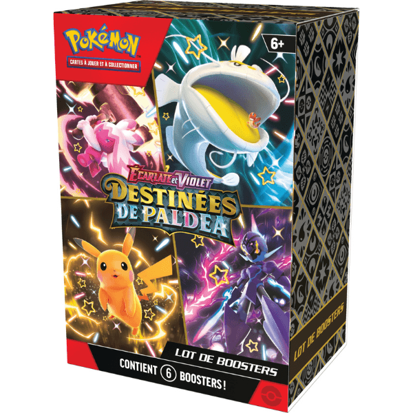 Pokémon JCC Écarlate et Violet - Destinées de Paldea Lot de Booster 2