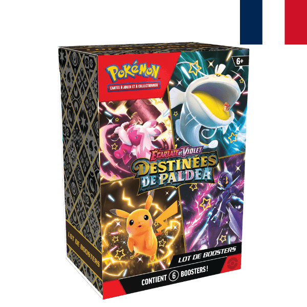 Pokémon JCC Écarlate et Violet - Destinées de Paldea Lot de Booster