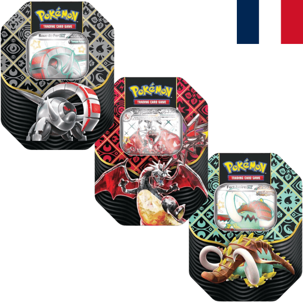 Pokemon JCC écarlate et violet Destinées de paldea Pokebox lot de 3 dracaufeu ex pokemart