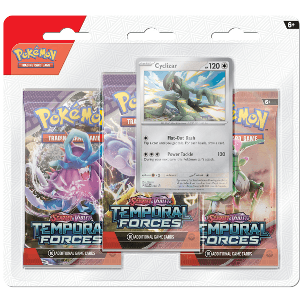 Pokémon TCG SV5.0 - Forze Temporali- Tripack- Cyclizar - Pokémart.it