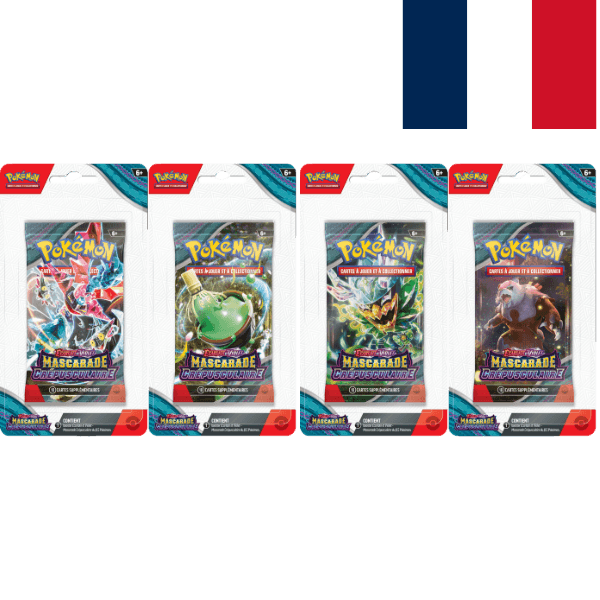 Écarlate & Violet EV6 Mascarade Crépusculaire Booster sous Blister-pokemart.be