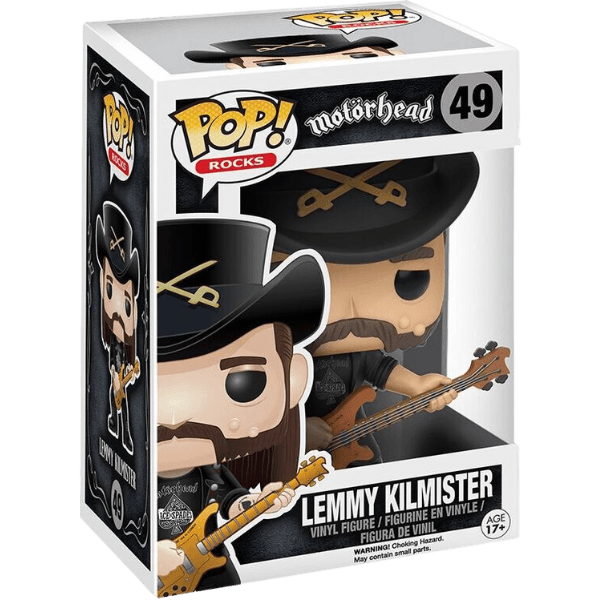 Funko!
Pop!
Icona!
Motörhead Lemmy Kilmister 49 Pokemart