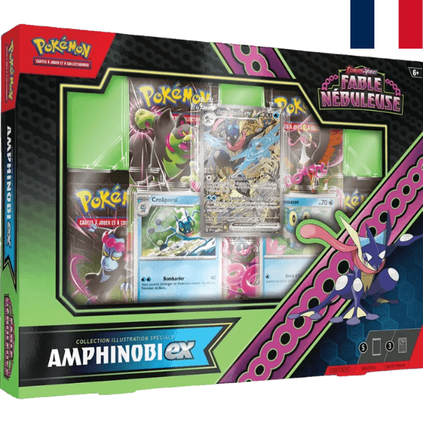 Pokemon JCC EV6.5 Écarlate et Violet – Fable Nébuleuse Collection illustration spéciale Amphinobi ex pokemart